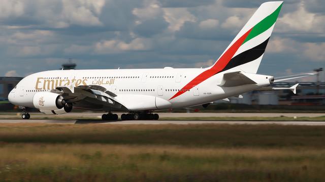 A6-EER:Airbus A380-800:Emirates Airline
